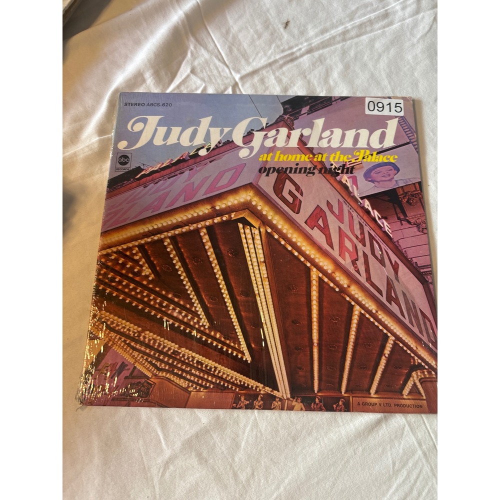 ABC Records Judy Garland At Home At The Palace Vinyl LP 12" Stereo